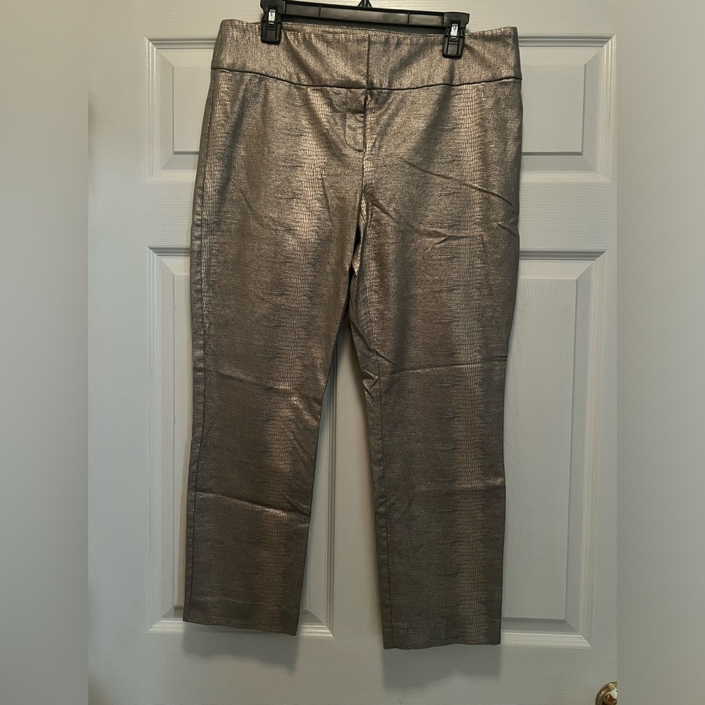 Alfani Gold Snake Print Pants